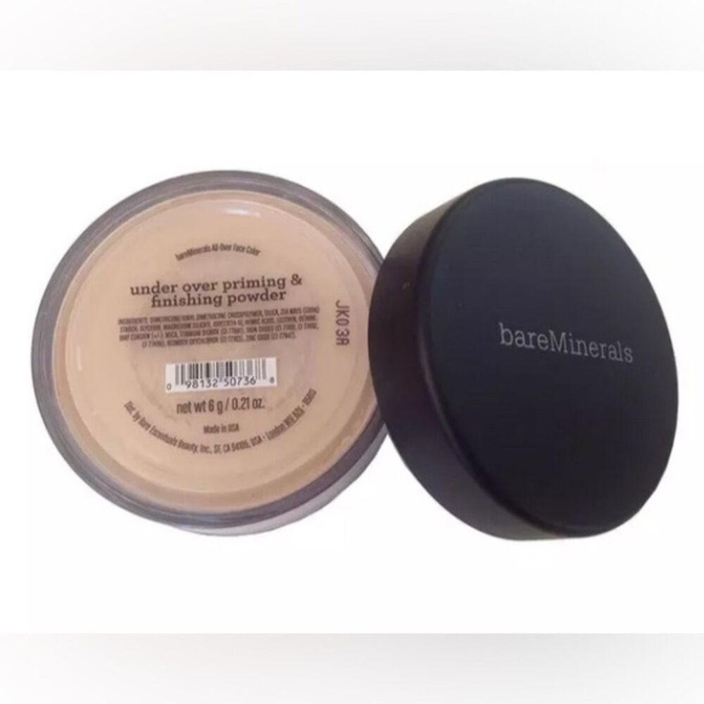 BareMinerals Face Color Under Over Priming & Finishing Powder 6g New Opened